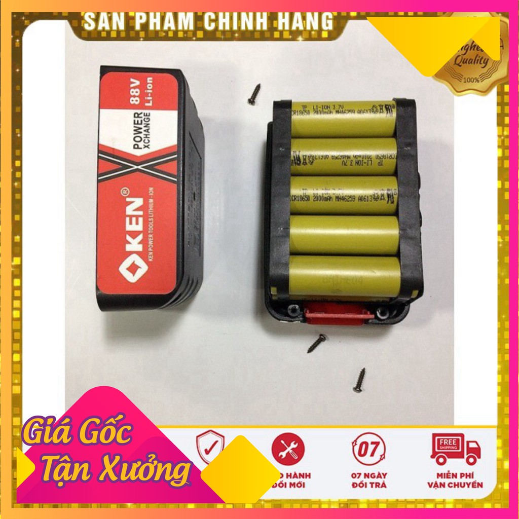 [ GIÁ HỦY DIỆT ]  Máy Khoan Đục Bê Tông Pin 88V KEN 3 chức năng, động cơ không chổi than tặng mũi khoan