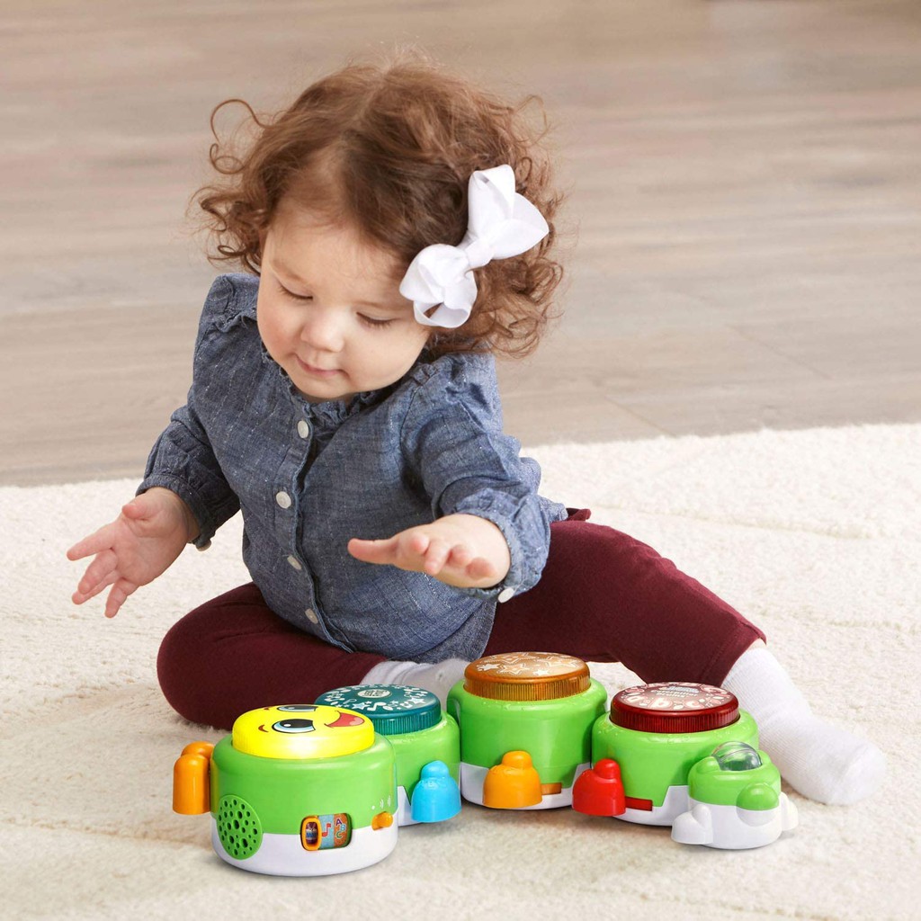 Leapfrog - Đồ chơi giáo dục phát triển trí tuệ, kỹ năng, ngôn ngữ cho bé - Dàn trống chú sâu bướm phát nhạc phát đèn.