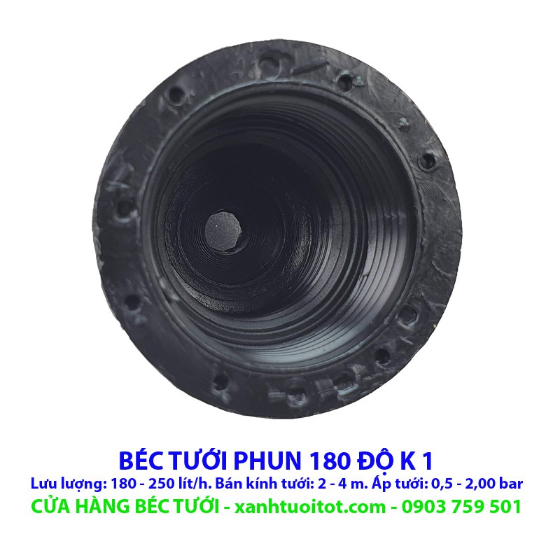 Bộ 10 cái BÉC TƯỚI CÂY PHUN MỘT BÊN 180 ĐỘ K1