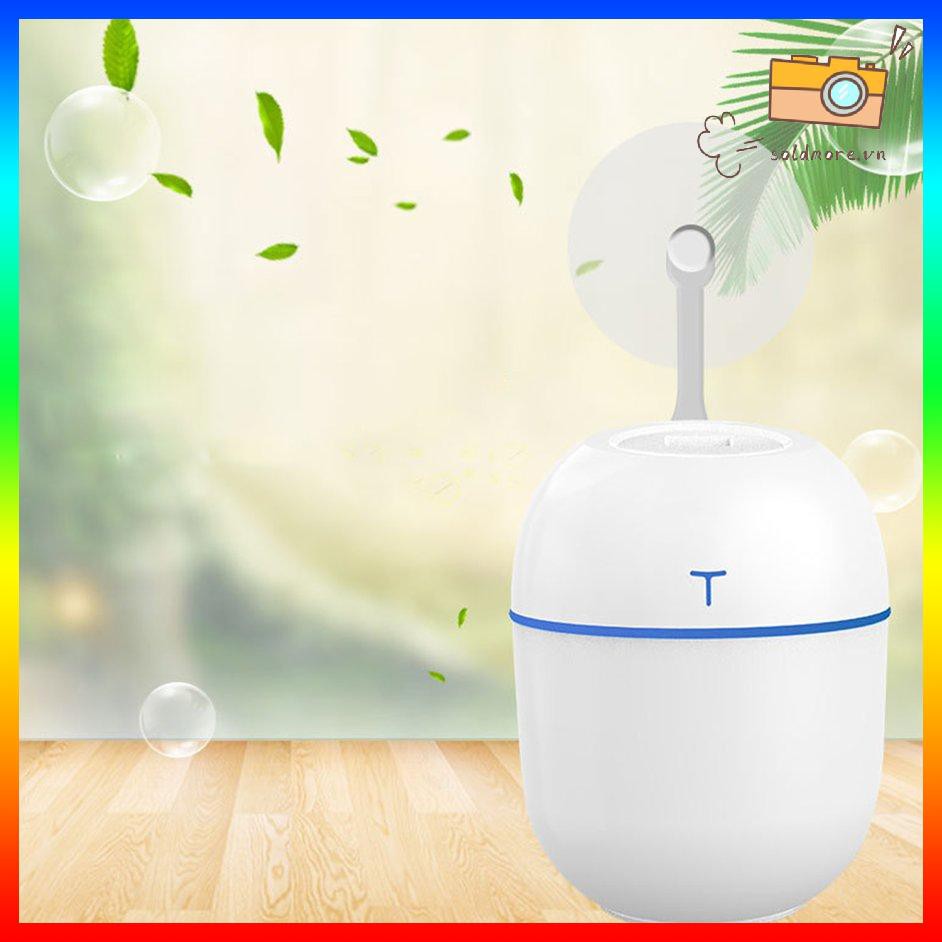 Máy Tạo Độ Ẩm Mini Có Đèn Led Sạc Usb Dung Tích 200ml