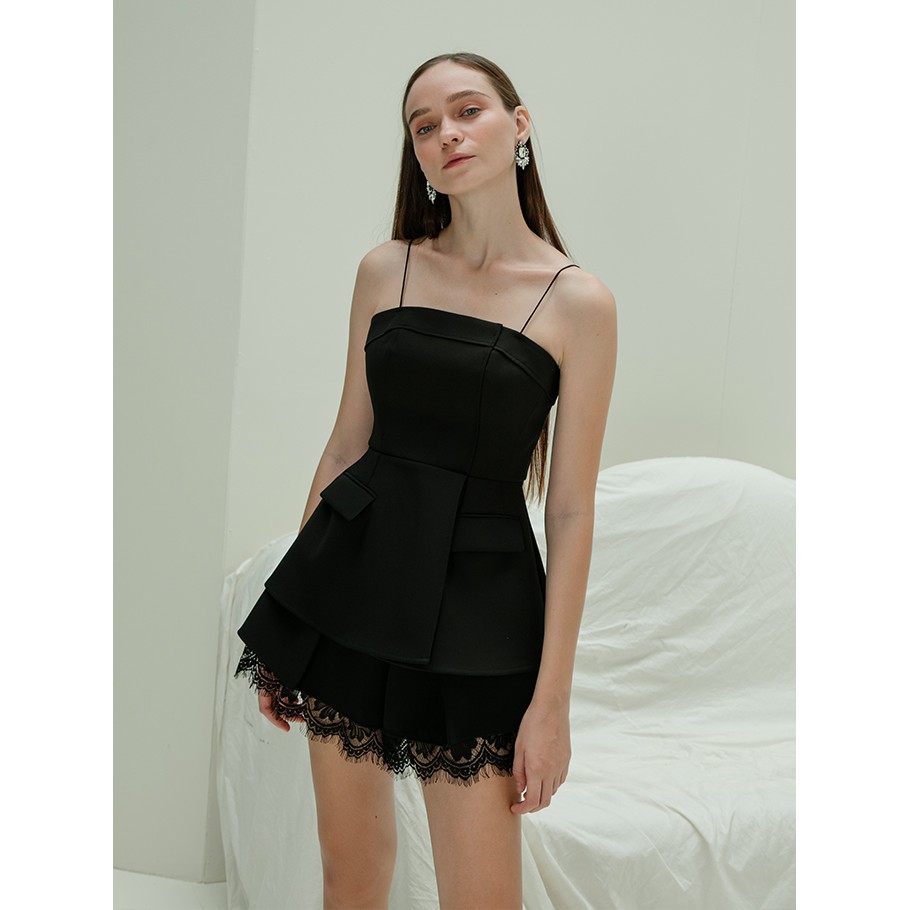 [Mã WABRNOV2 giảm 10% đơn 250K] COCOSIN - ÁO 2 Dây Đen Phối Túi
