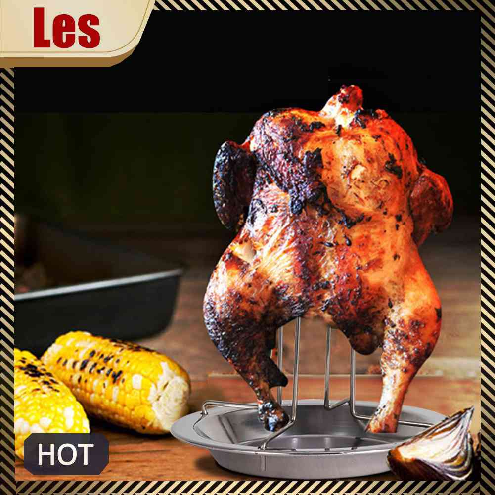 Giá Đỡ Nướng Gà Chống Dính Tiện Dụng Khi Đi Cắm Trại