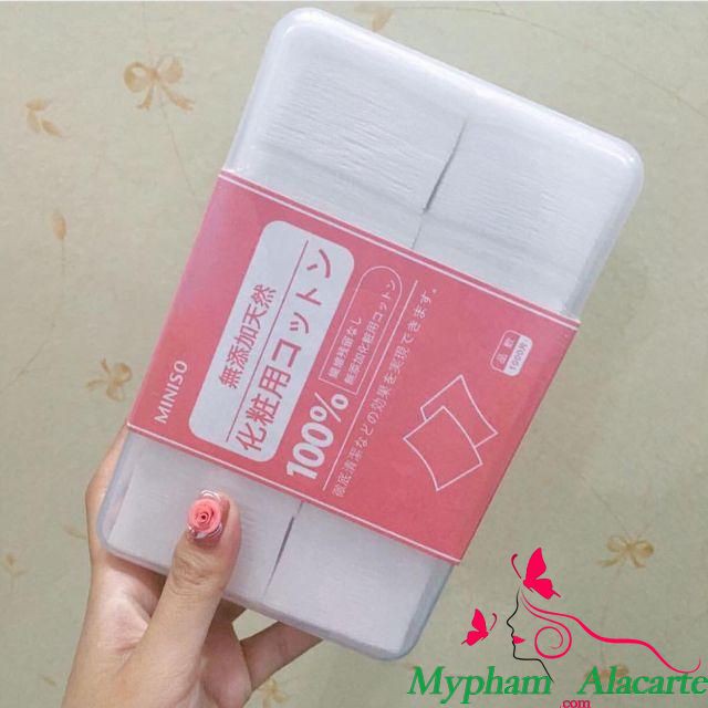 BÔNG TẨY TRANG MINISO 1000 MIẾNG