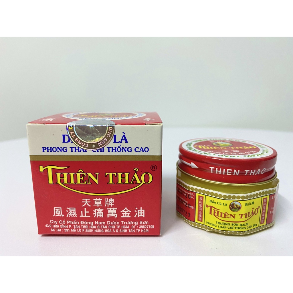 [CAM KẾT CHÍNH HÃNG] DẦU CÙ LÀ THIÊN THẢO HỘP 30gr