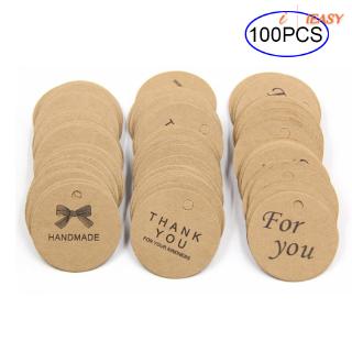 100 nhãn bìa cứng handmade trang trí kiểu vintage