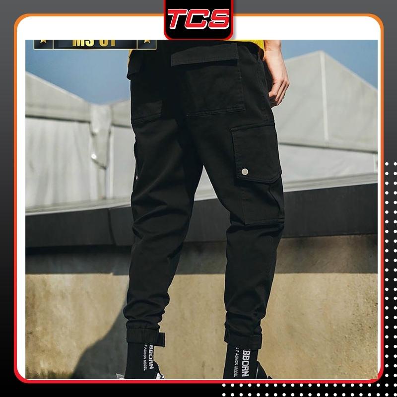 Quần jogger nam kaki túi hộp thời trang TCS, quần nam kaki ống rộng phong cách ulzzang-Q105