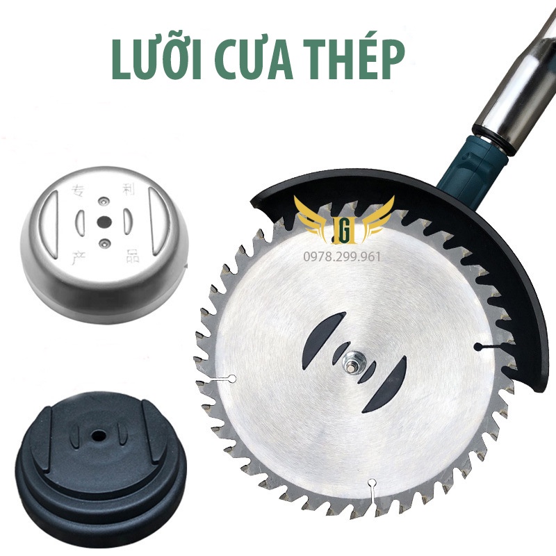 [ TẶNG 8 LƯỠI CẮT ] Máy Cắt Cỏ, Tỉa Cành Cầm Tay Pin Khủng 10 cell, Hàng Cao Cấp - Động Cơ Mạnh Mẽ