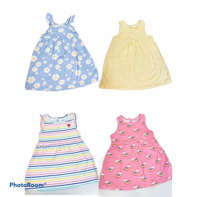 Váy Little Me xuất dư xịn cotton cho bé gái❤️ mẫu siêu yêu❤️ bé từ 12M-4Y