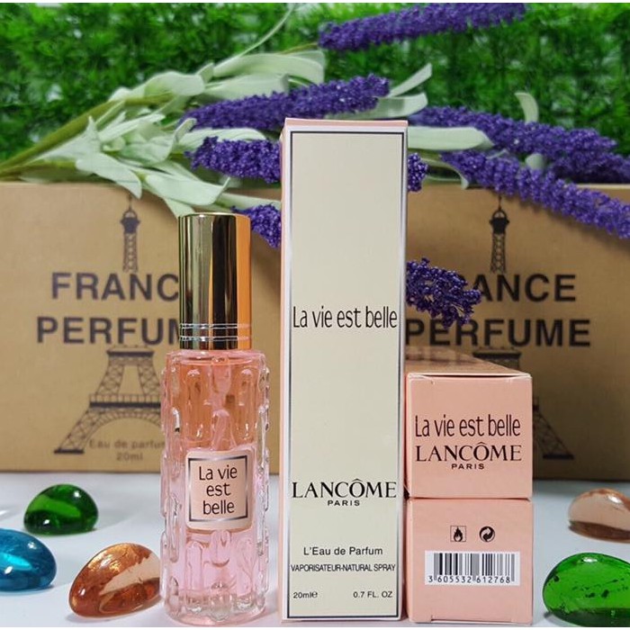 Combo 2 chai lan com lavieest belle nữ 20ml mini dạng xịt - Mùi lan com lavieest belle ngọt ngào- Nuochoamini20ml