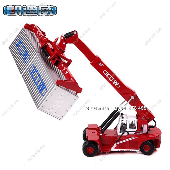 Mô Hình Kim Loại Xe Nâng Container Hạng Nặng Tỉ Lệ 1/50 - Kdw - 036