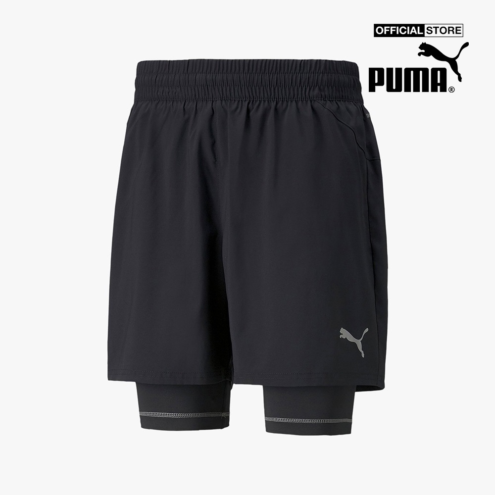 PUMA - Quần shorts thể thao nam RUN 2 In 1 5&quot; 521049-51