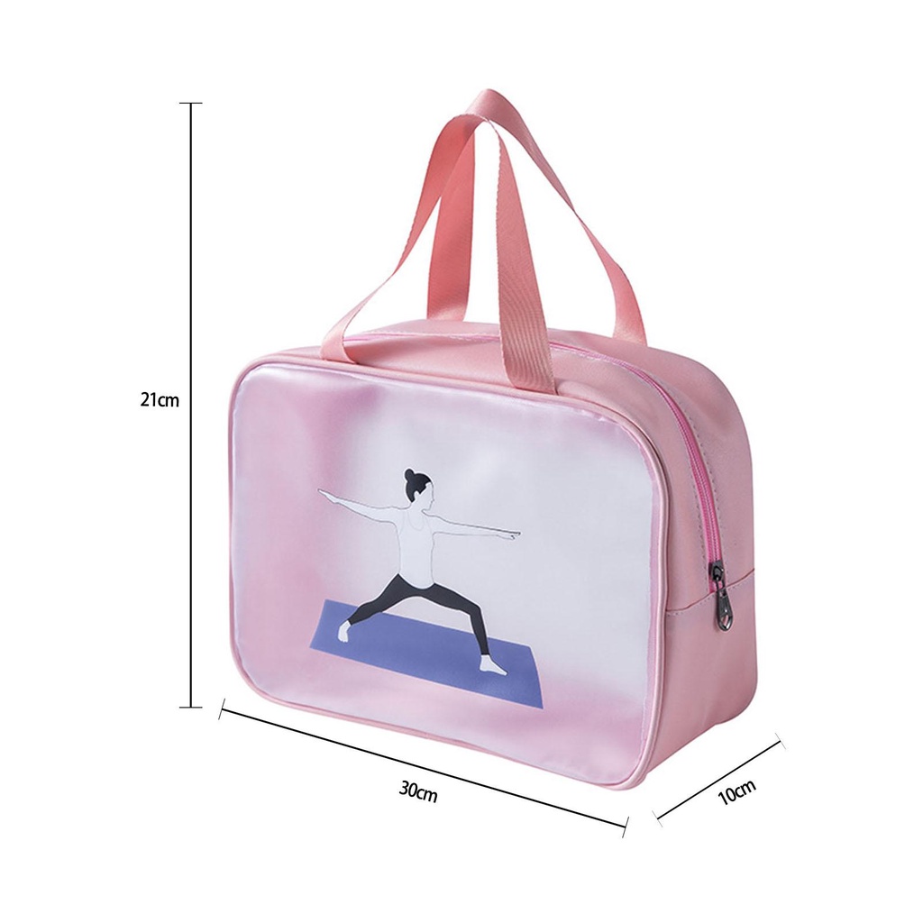 Túi Đựng Đồ Tập Gym/Yoga/Thể Thao Nhỏ Gọn Có Ngăn Đựng Giày Cho Nữ