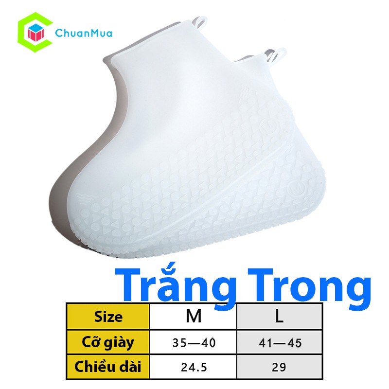 Bao Giày Đi Mưa Cao Cấp Silicone Waterproof Shoe Covers ( Giá Rẻ, Phụ Kiện Bảo Quản Giày Ủng Bọc Dày Chống Nước ) | BigBuy360 - bigbuy360.vn