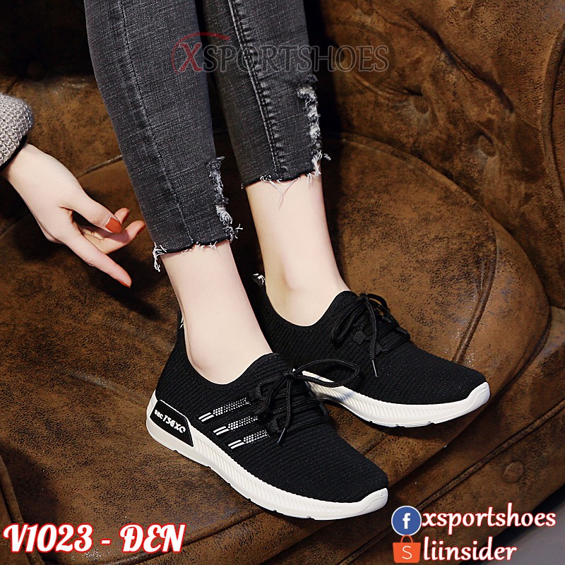 [THANH LÝ] Giày thể thao nữ 3 vạch seo TSEXO - Giày sneaker thời trang vải thoáng khí giá rẻ V1023 | BigBuy360 - bigbuy360.vn