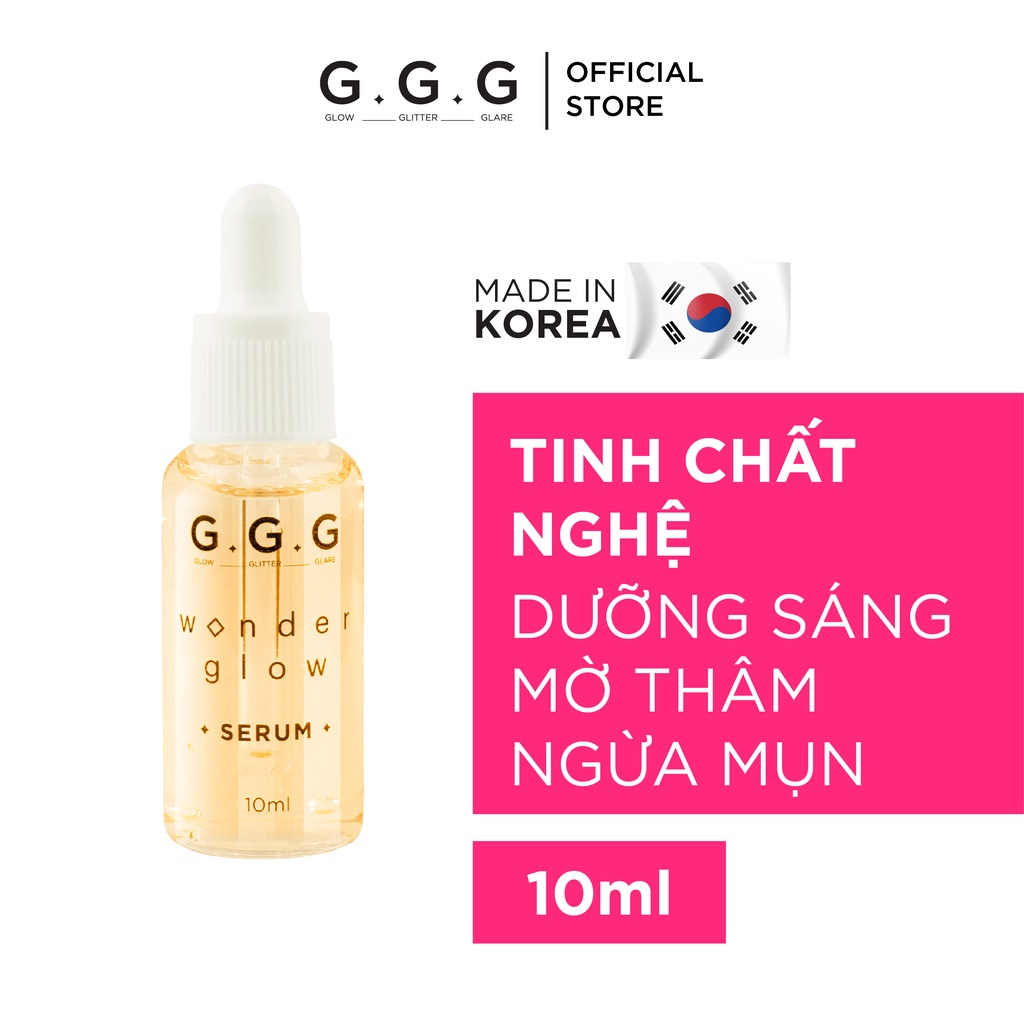 Tinh Chất serum Nghệ Dưỡng Sáng, Mờ Thâm, Ngừa Mụn GGG Wonder Glow Healing 10ml