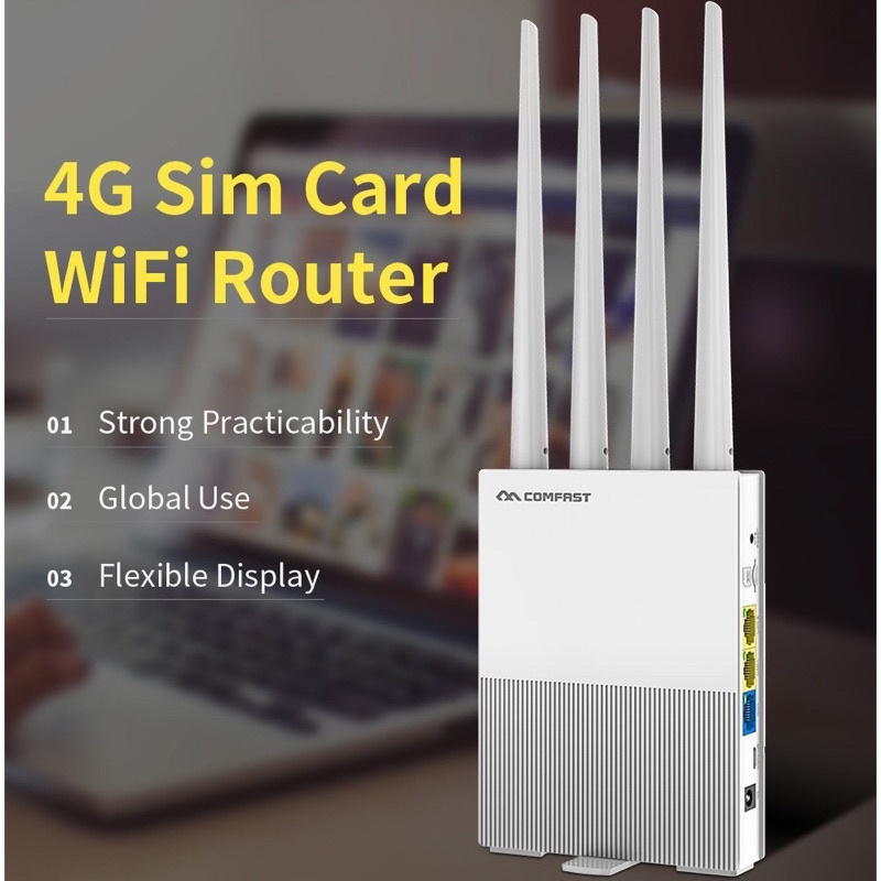 [Mã 273ELHA100K0 hoàn 7% đơn 500K] BỘ PHÁT WIFI 4G COMFAST TỐC ĐỘ CAO