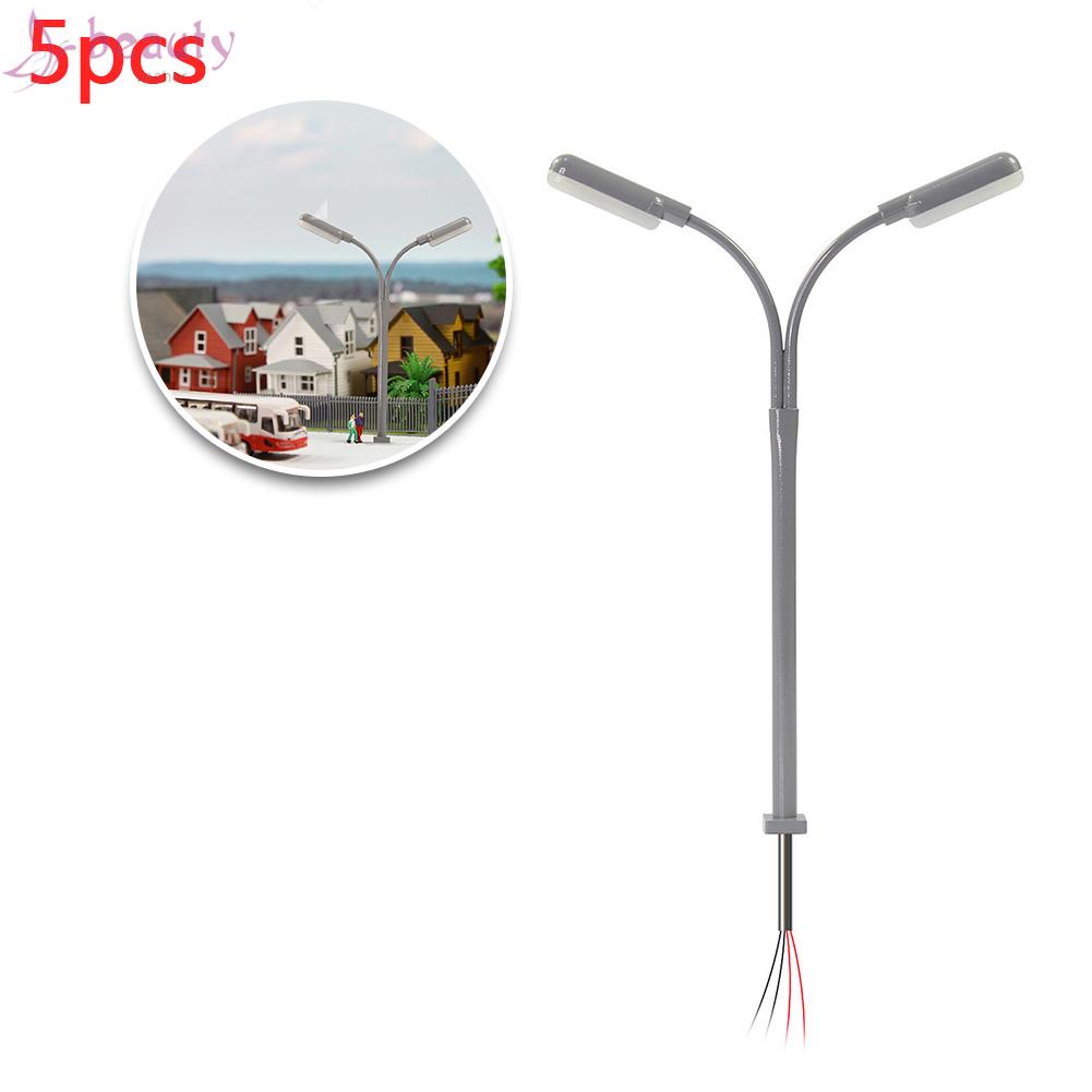 [BEAUTY-]Street Lamp 20mA 5pcs Tool With LED Accessory Gauge N 1:160 Landscaping