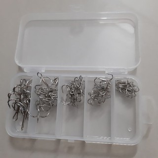 Set 10 Lưỡi câu 3 tiêu câu lure ( sale xả hàng )