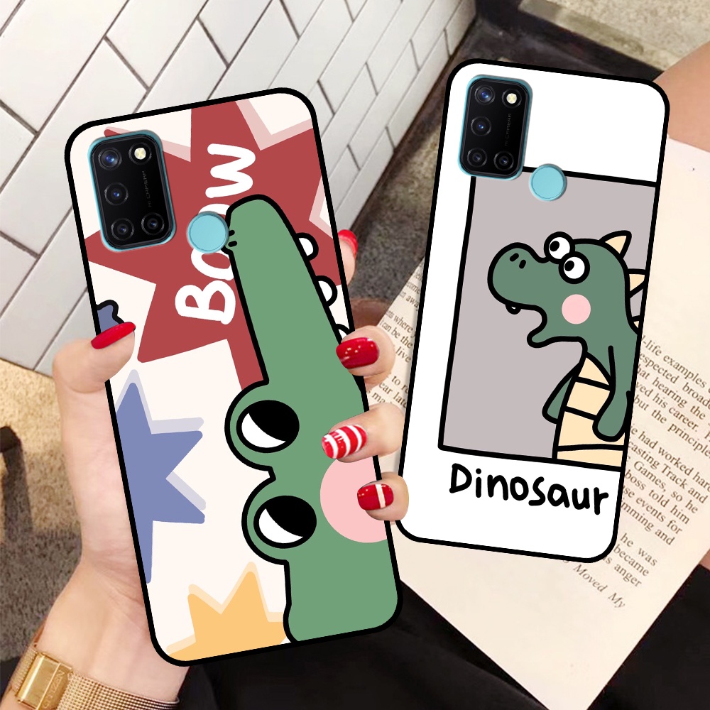 Ốp Realme C17 / 7i in hình cá mập, khủng long dễ thương, cute (T01 - T06)