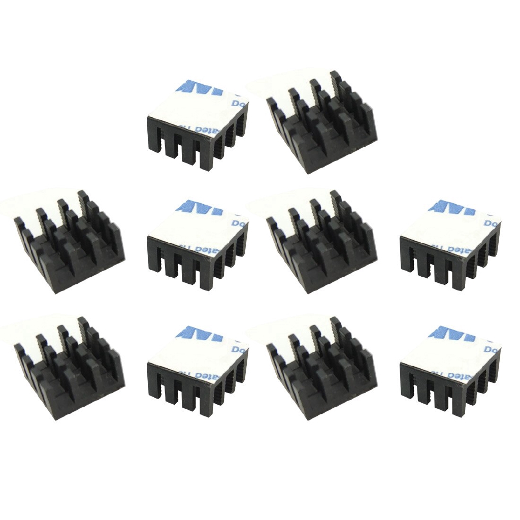 Set 10 Bộ Tản Nhiệt Bằng Nhôm 14X14X8Mm Chuyên Dụng Cho Máy Tính
