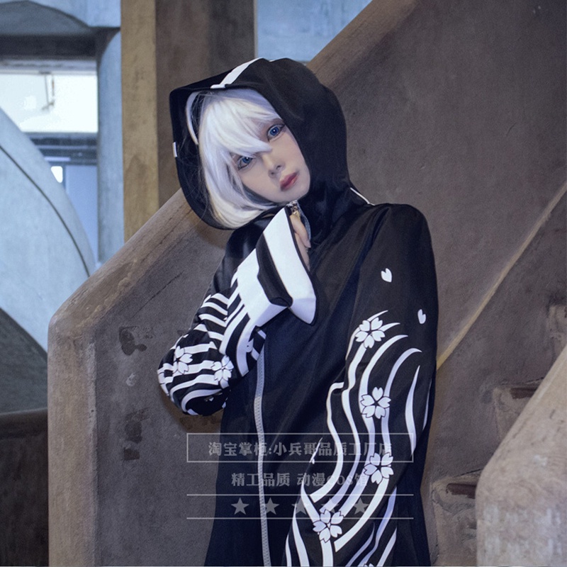 Áo kimono/ Áo choàng có mũ trùm/ Tóc giả hóa trang thành nhân vật anime Senju Kawaragi Brahman độc đáo