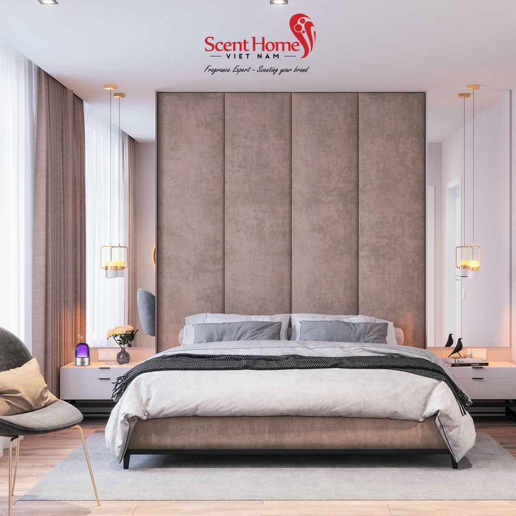 [Chính hãng] Máy tạo hương thơm cao cấp Scent Homes (SH-NEC) dành cho phòng ngủ, phòng làm việc, văn phòng, gia đình