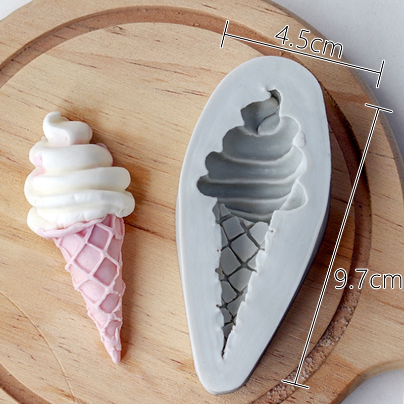 Khuôn Silicone Làm Bánh/Sô Cô La/Kẹo Ngọt Hình Nón Trang Trí Sinh Nhật Cho Bé