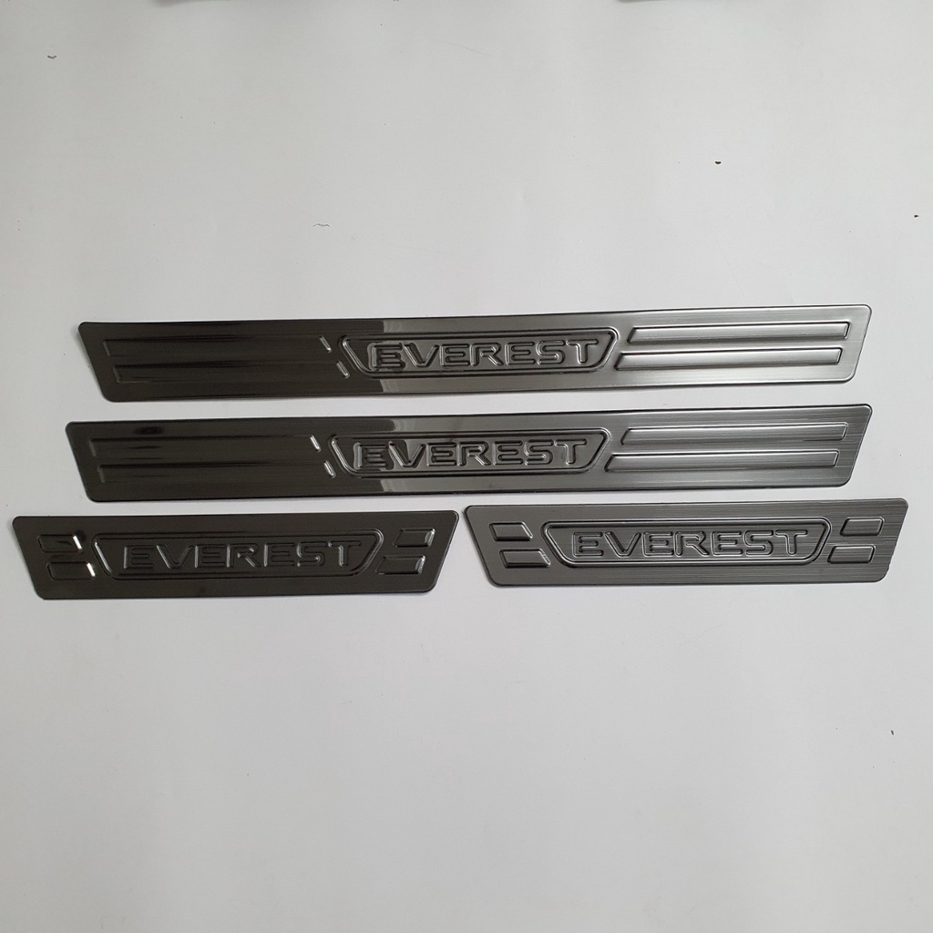 Bộ Ốp bậc cửa, Nẹp bước chân Ford Everest 2023 vân Titan