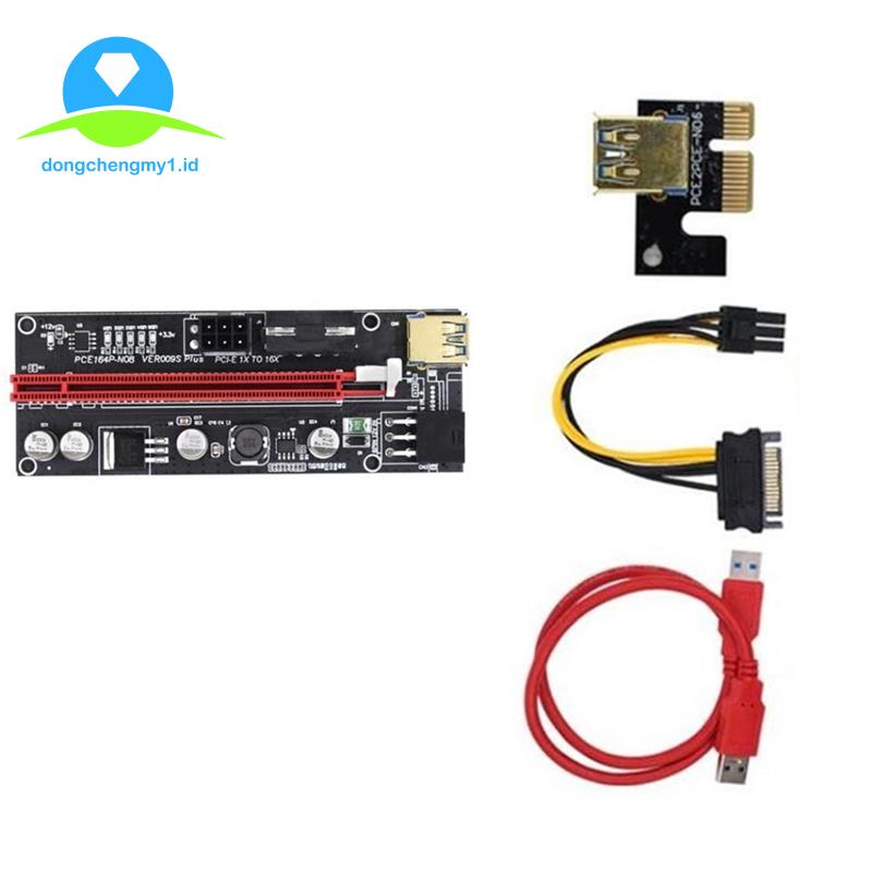 Bộ 6 card PCI-E VER009S Plus GPU PCIE Card PCI E X16 - X1PCI