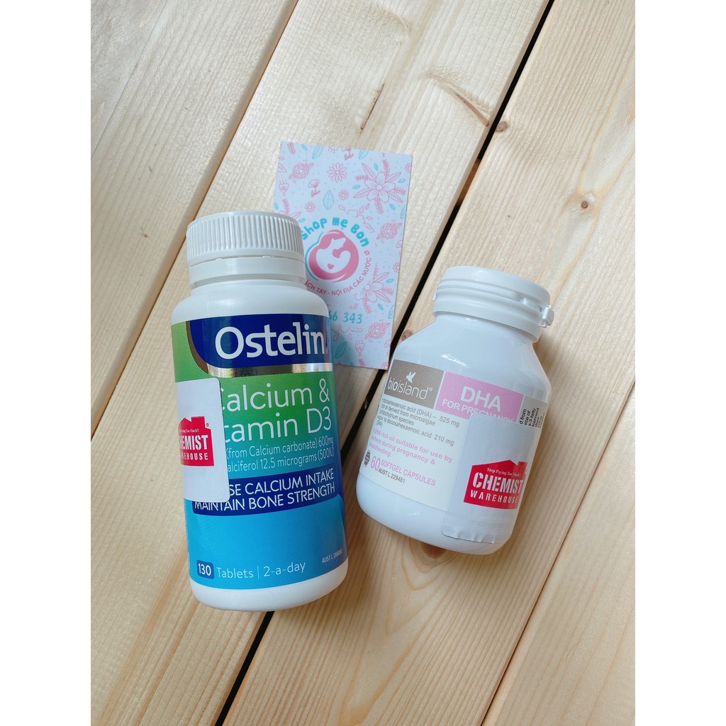 COMBO BẦU ÚC - Canxi bầu, DHA bầu