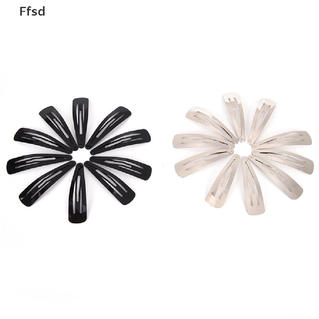 {Ffsd} Set 10 Kẹp Tóc Dạng Trượt Uốn Tự Làm Khi Ngủ Dành Cho Bé Gái
