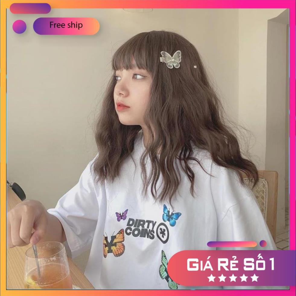 [FREE SHIP] Áo Thun Unisex Dirty Coins bươm bướm Tay Lỡ