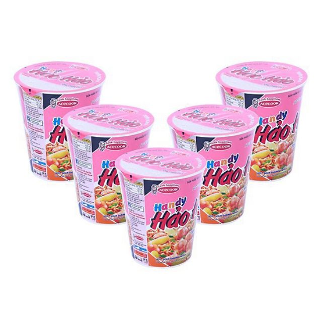 Mì Hảo Hảo ly handy toyum/ tôm chua cay Acecook 67gr