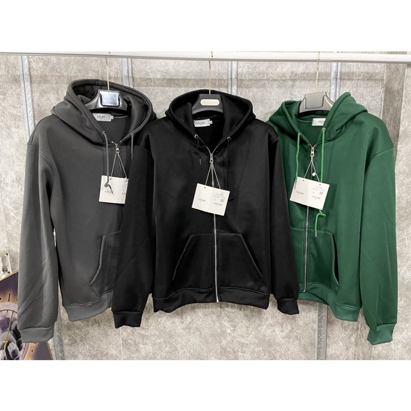 Áo khoác Nỉ mũ thêu siêu hot