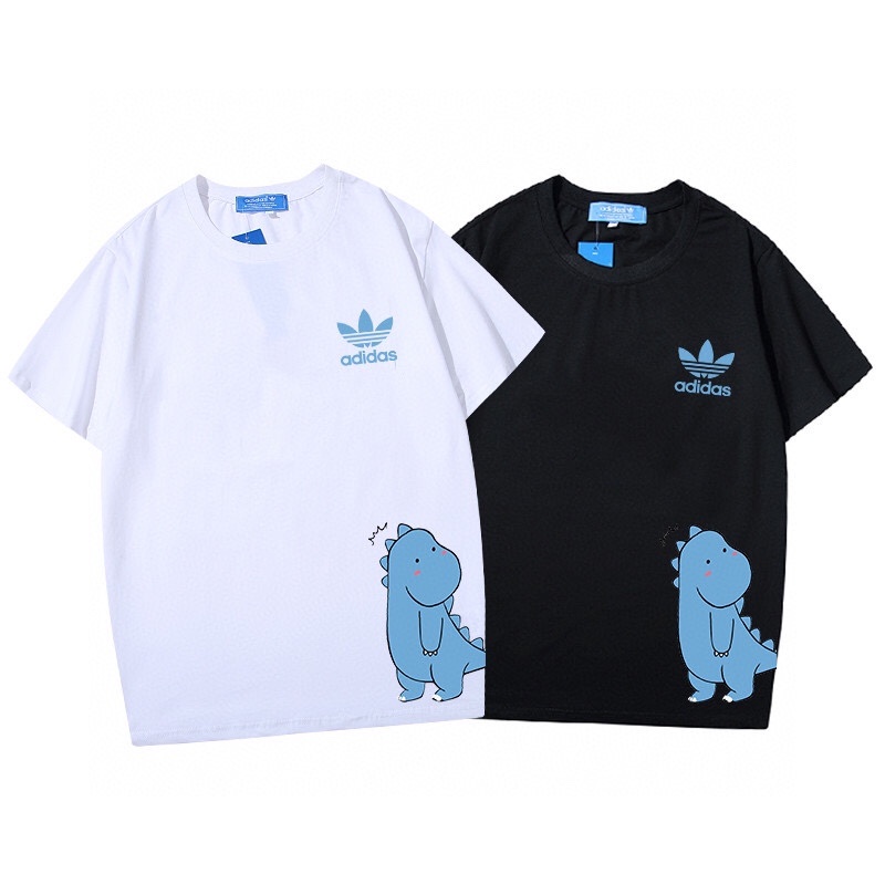 Áo Thun Tay Ngắn Cổ Tròn In Hình Rồng Vui Nhộn Thời Trang Mùa Hè Cho Nam Và Nữ