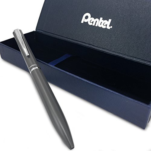 Bút Ký Cao Cấp Pentel Nắp Vặn nét 0.7mm mực gel xanh BL2007C kèm hộp sang trọng