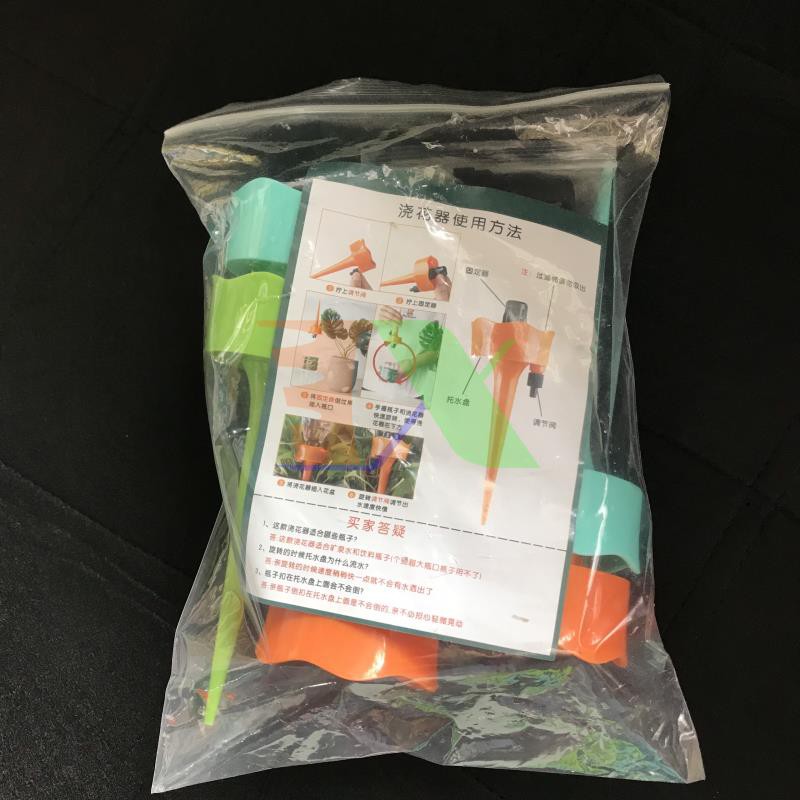 Bộ 12 Que cắm tưới lắp chai nhựa pet C-08, Đầu tưới nắp chai pet, Nhỏ giọt điều chỉnh lưu lượng