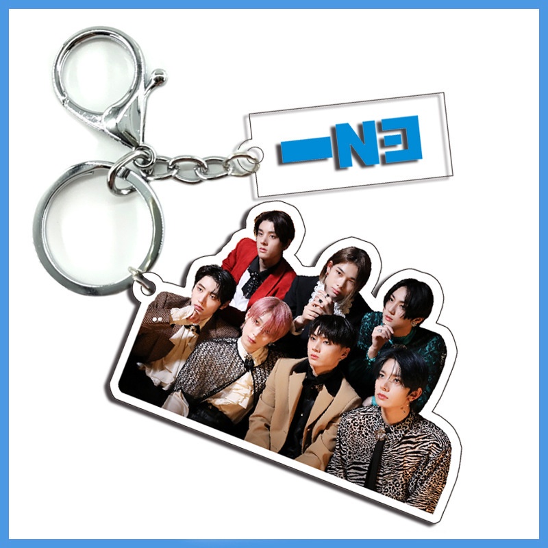ENHYPEN Album Keychain SUNOO JUNGWON SUNGHOON JAKE JAY Acrylic Pendant