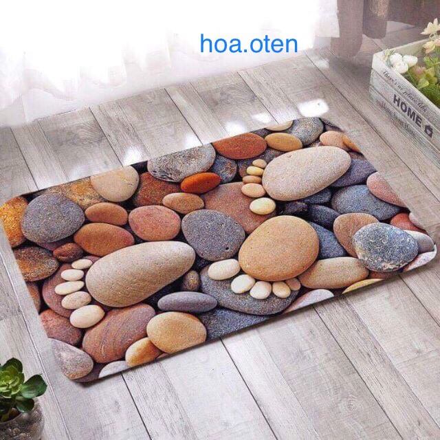 [Mẫu Mới] Thảm Lau Chân 3D Ghome Siêu Đẹp 60x40cm