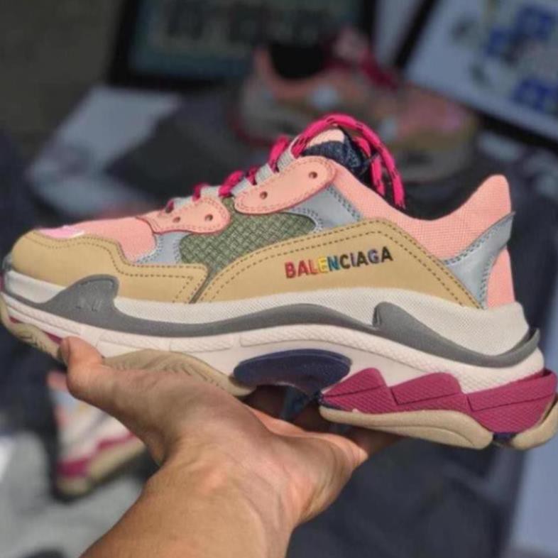 Giày Balenciaga Triple S Hồng Bản Cao Cấp Xịn Nhất . 2020 ✔️ 2020 new ˇ - Sắn hàng xả kho ax '