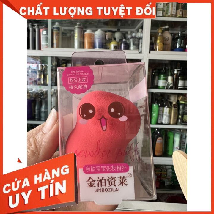 [chính hãng] Bông mút đánh kem lót kem nền hình hồ lô nhỏ xinh dễ thương siêu rẻ mềm mại có thể tán đều kem lót ☆*: .｡