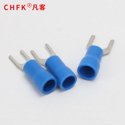 Đầu cuối dây lạnh áp lực cực tím Đồng SV1.25-4 ngã ba hình chữ Y kết nối hình chữ U trước cách điện đầu dòng mũi 1000 ch