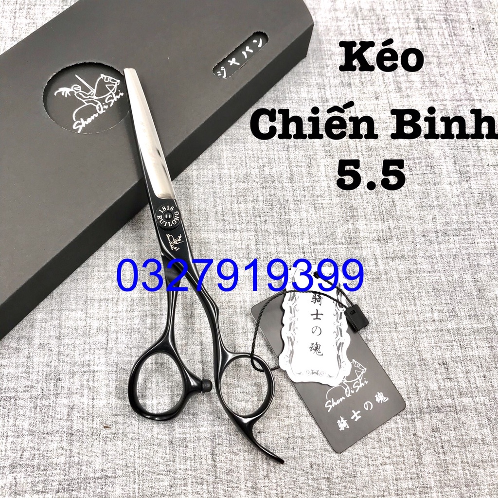 ✅Free Ship✅ Kéo cắt tóc Chiến Binh cao cấp 5.5 in