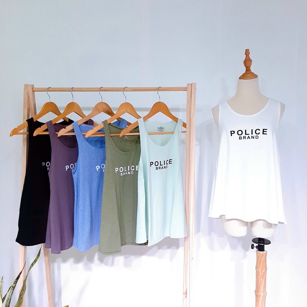Áo thun ba lỗ nữ fom rộng đẹp chất cotton thoáng mát in chữ đơn giản trẻ trung giá rẽ phù hợp mọi độ tuổi
