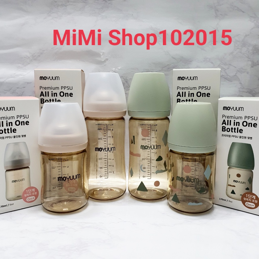 Bình Sữa Moyuum 170ml/ 270ml Hàn Quốc