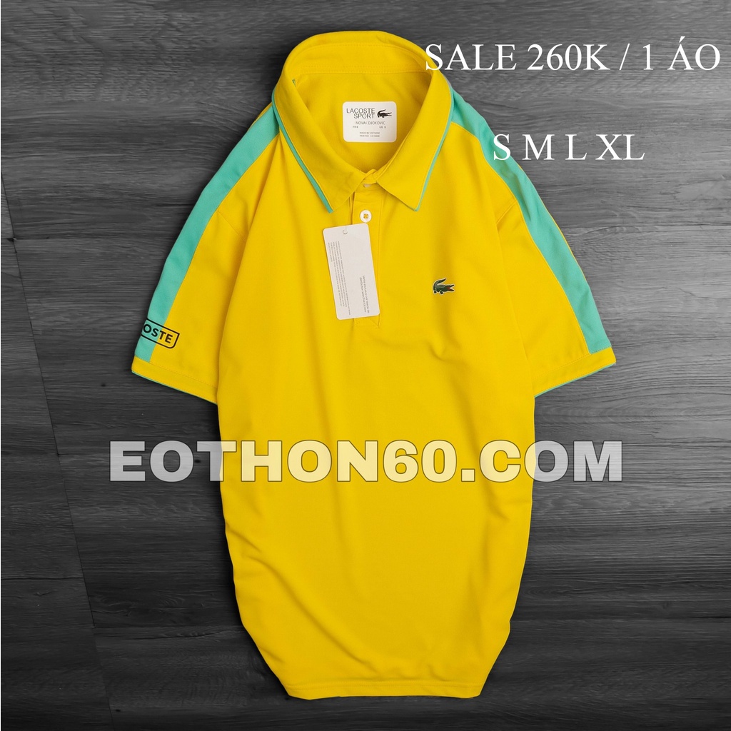 Áo nam thể thao có cổ ,chất vải thoáng mát dày dặn