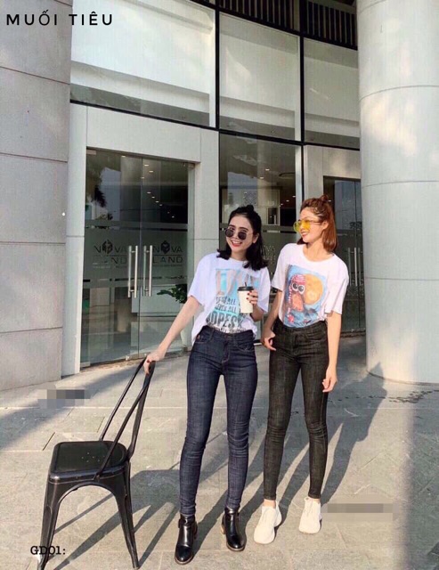 Bigsize Quần jean dài MUỐI TIÊU (30-42)