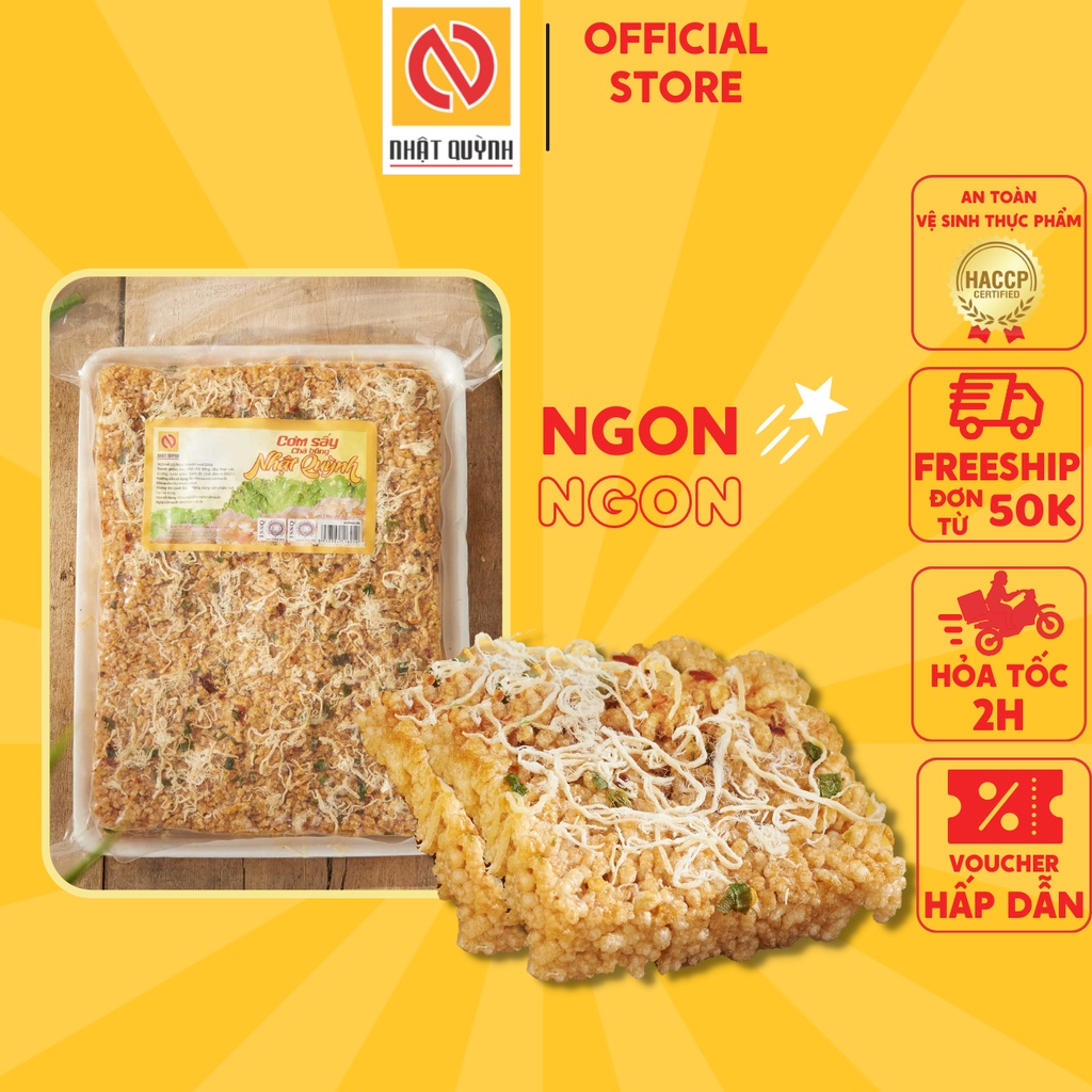 Cơm Sấy Chà Bông 480G Nhật Quỳnh Hương Vị Cơm Cháy Truyền Thống Giòn Tan Thơm Ngon An Toàn Vệ Sinh Thực Phẩm(VLCB)