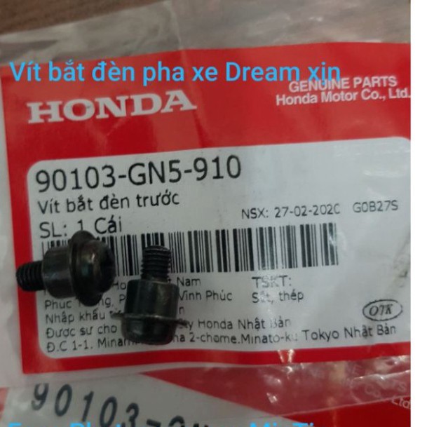 [GIÁ SỈ]  Ốc bắt cụm đèn pha xe Dream.