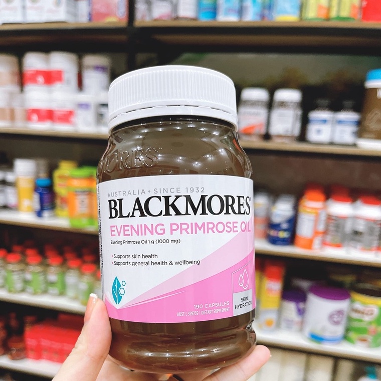 Thực phẩm chức năng Tinh dầu hoa anh thảo Blackmores Evening Primrose Oil mẫu mới của Úc